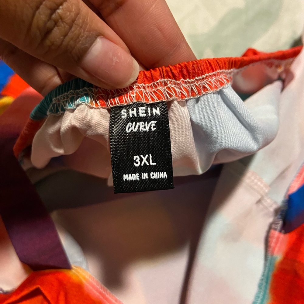 Extremely Vibrant Multi Colored Fun Open Back Dre… - image 4